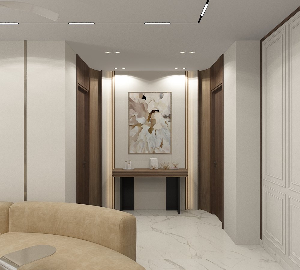 1st Floor Living — TV Wall