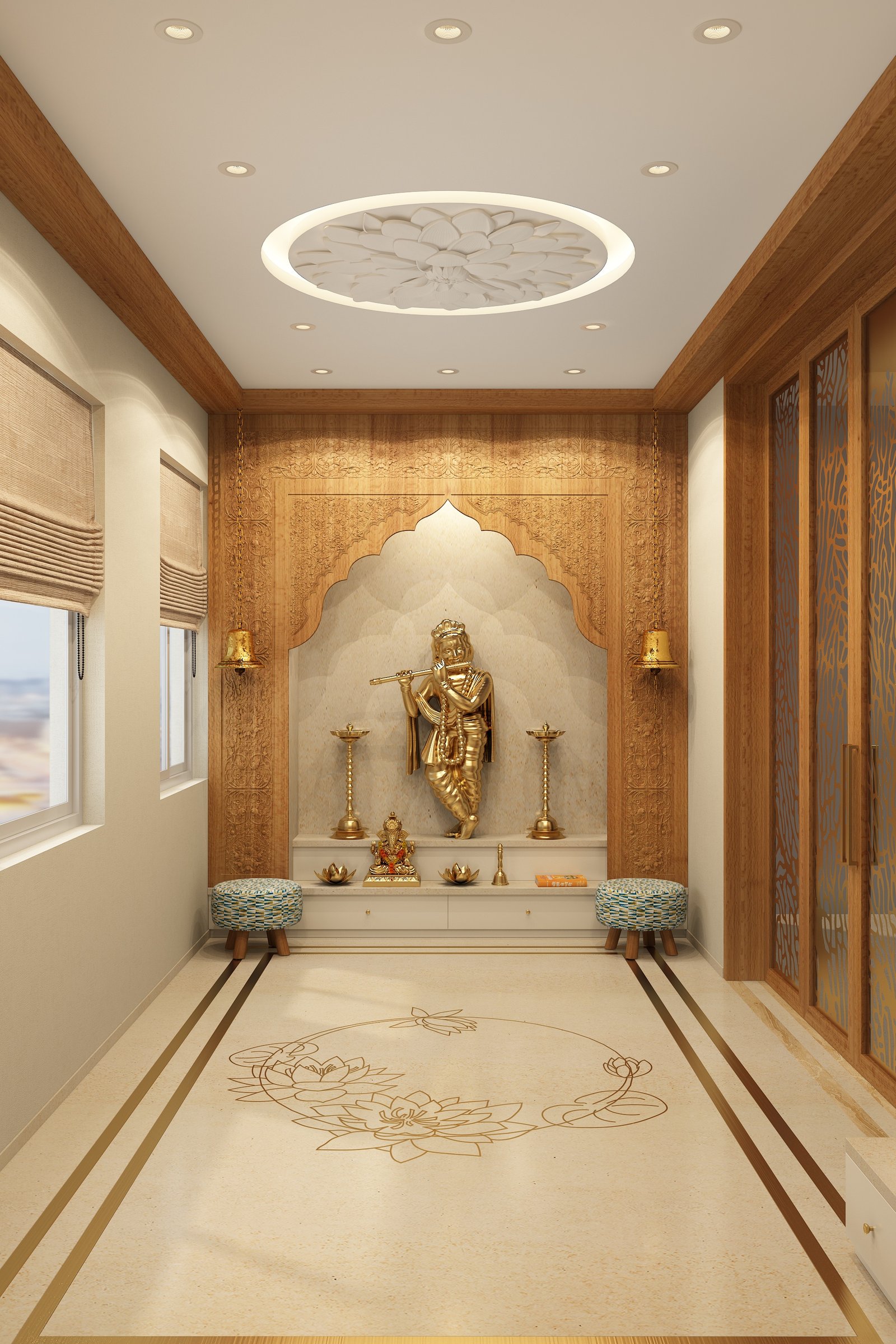 Mandir — Krishna Statue