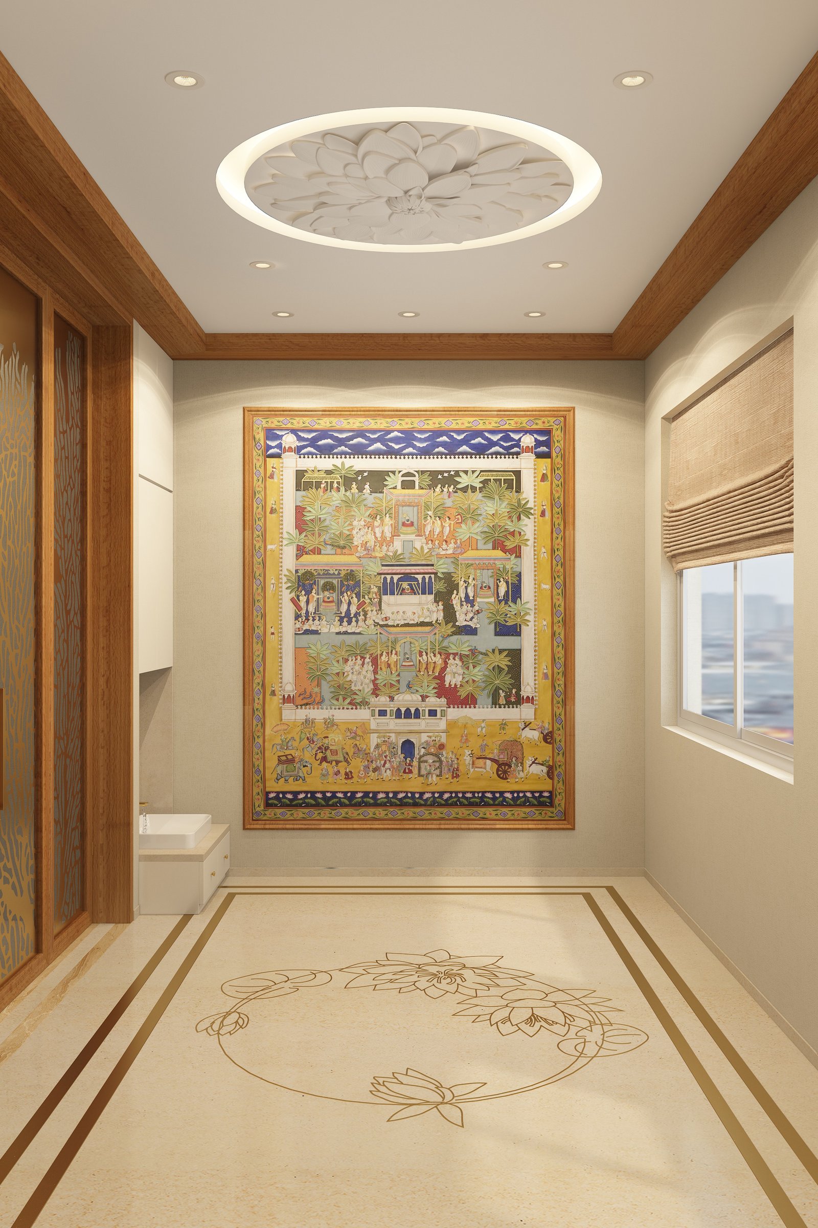 Mandir — Pichwai Painting